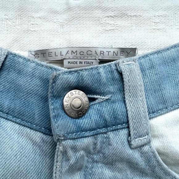 Stella McCartney Patchwork Boyfriend Denim Jeans Blue ( 25 ) - Picture 5 of 7